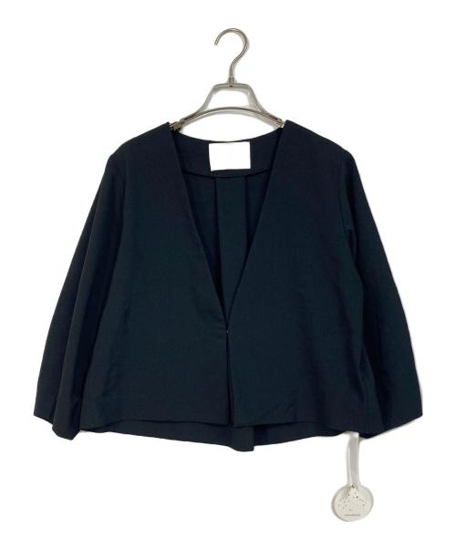 Sono（ソーノ）Sono (ソーノ) ノーカラージャケット　日本製 ブラック サイズ:1 未使用品の古着・服飾アイテム