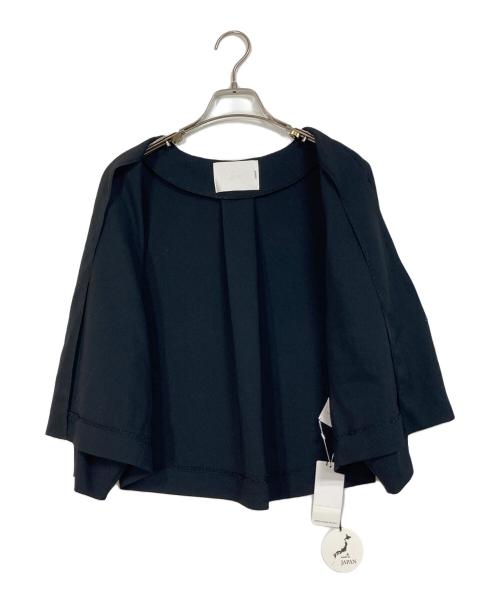 Sono（ソーノ）Sono (ソーノ) ノーカラージャケット　日本製 ブラック サイズ:1 未使用品の古着・服飾アイテム
