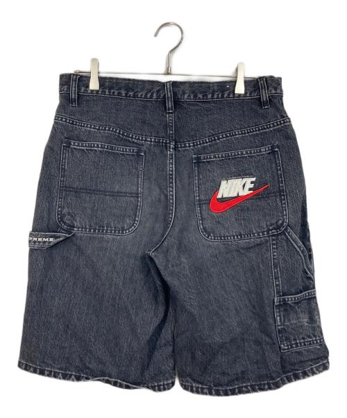 NIKE（ナイキ）NIKE (ナイキ) SUPREME (シュプリーム) 24SS Denim Short デニムパンツ　ハーフパンツ グレー サイズ:Mの古着・服飾アイテム