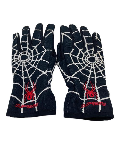 SUPREME（シュプリーム）Supreme (シュプリーム) spyder グローブ ブラック サイズ:実寸参照の古着・服飾アイテム