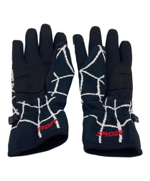 SUPREME（シュプリーム）Supreme (シュプリーム) spyder グローブ ブラック サイズ:実寸参照の古着・服飾アイテム