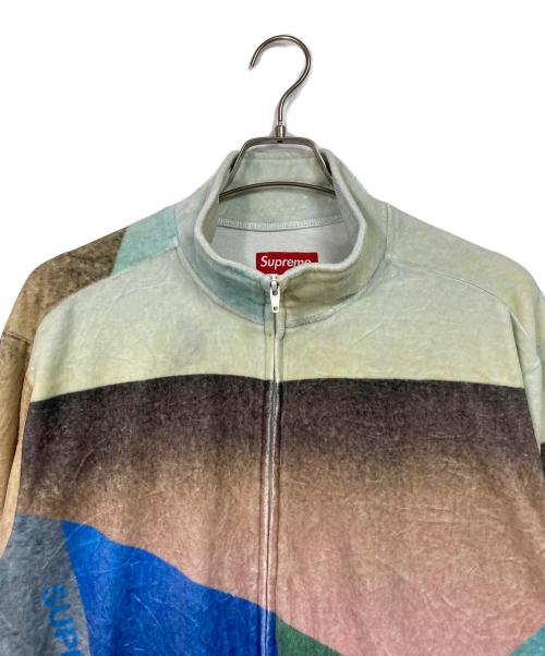 SUPREME（シュプリーム）SUPREME (シュプリーム) Geo Velour Track Jacket トラックジャケット マルチカラー サイズ:Mの古着・服飾アイテム