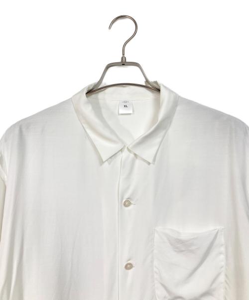 FRONT（フロント）front (フロント) オープンカラーシャツ　レーヨンシャツ ホワイト サイズ:XLの古着・服飾アイテム