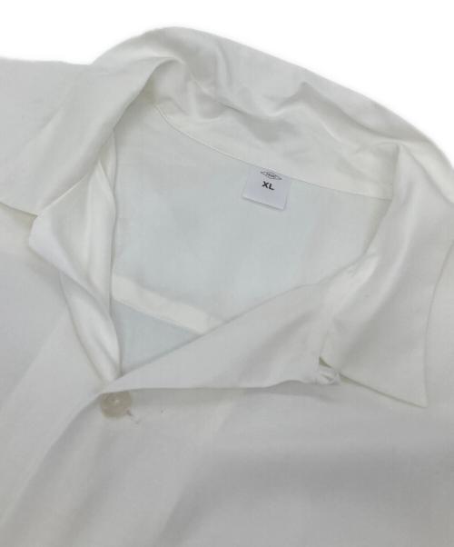 FRONT（フロント）front (フロント) オープンカラーシャツ　レーヨンシャツ ホワイト サイズ:XLの古着・服飾アイテム