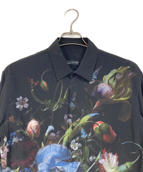 LAD MUSICIAN（ラッドミュージシャン）LAD MUSICIAN (ラッドミュージシャン) FLOWER STANDARD SHIRT ブラック サイズ:46の古着・服飾アイテム