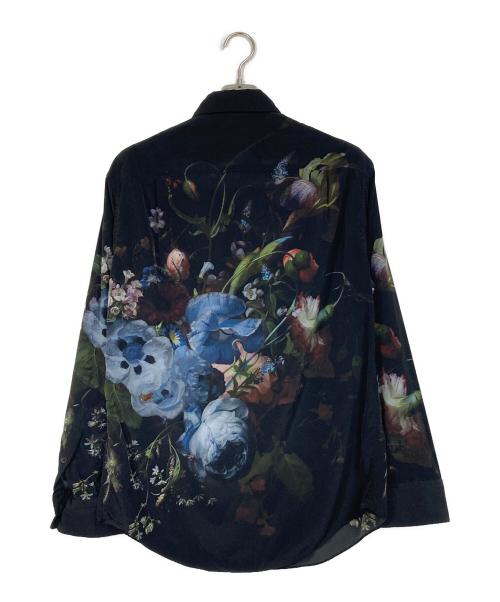 LAD MUSICIAN（ラッドミュージシャン）LAD MUSICIAN (ラッドミュージシャン) FLOWER STANDARD SHIRT ブラック サイズ:46の古着・服飾アイテム