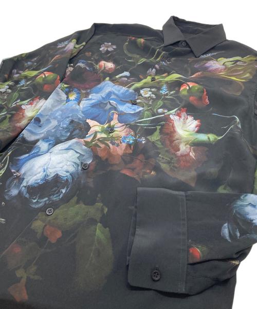 LAD MUSICIAN（ラッドミュージシャン）LAD MUSICIAN (ラッドミュージシャン) FLOWER STANDARD SHIRT ブラック サイズ:46の古着・服飾アイテム