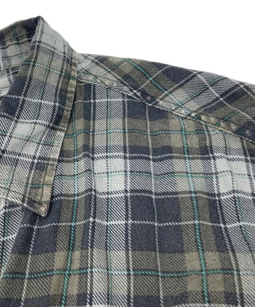 stussy（ステューシー）stussy (ステューシー) MATTHEW PLAID SHIRT チェックシャツ グレー サイズ:Lの古着・服飾アイテム