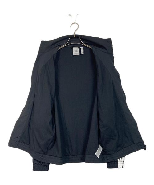 adidas（アディダス）adidas (アディダス) アディカラー ウーブン ファイヤーバード トラックトップ　トラックジャケット　3ライン ブラック サイズ:2XLの古着・服飾アイテム