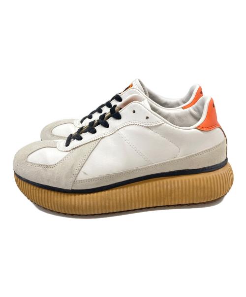 Onitsuka Tiger（オニツカタイガー）Onitsuka Tiger (オニツカタイガー) DELECITY ホワイト×オレンジ サイズ:US9の古着・服飾アイテム