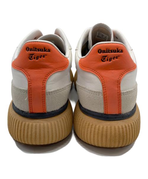 Onitsuka Tiger（オニツカタイガー）Onitsuka Tiger (オニツカタイガー) DELECITY ホワイト×オレンジ サイズ:US9の古着・服飾アイテム