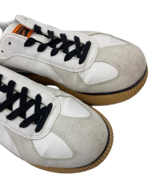 Onitsuka Tiger（オニツカタイガー）Onitsuka Tiger (オニツカタイガー) DELECITY ホワイト×オレンジ サイズ:US9の古着・服飾アイテム