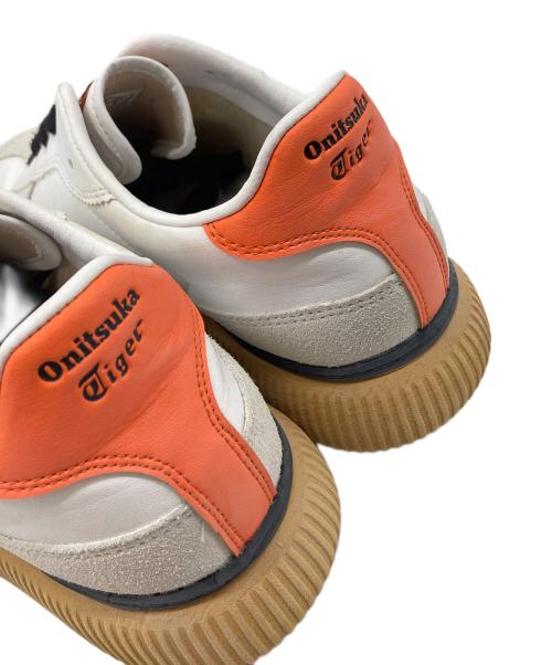 Onitsuka Tiger（オニツカタイガー）Onitsuka Tiger (オニツカタイガー) DELECITY ホワイト×オレンジ サイズ:US9の古着・服飾アイテム