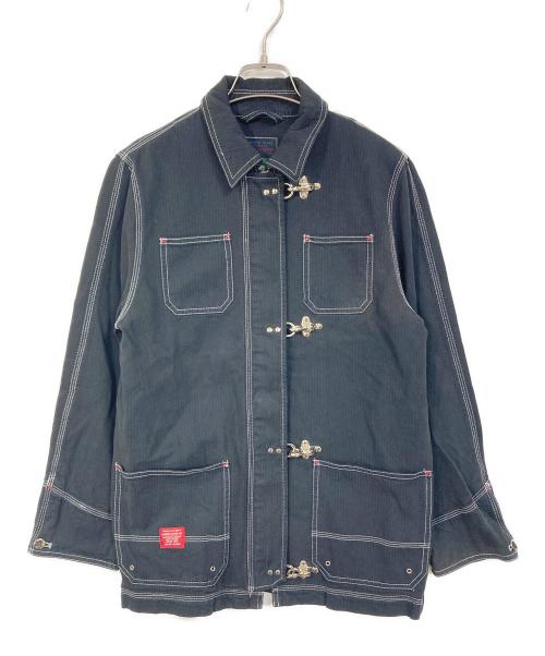 RALPH LAUREN JEANS（ラルフローレンジーンズ）RALPH LAUREN JEANS (ラルフローレンジーンズ) ファイヤーマンジャケット ブラック サイズ:Sの古着・服飾アイテム