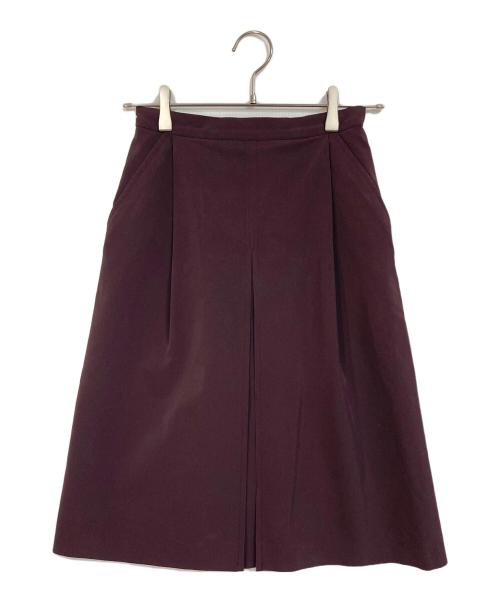 PRADA（プラダ）PRADA (プラダ) 膝丈スカート　イタリア製 パープル サイズ:38の古着・服飾アイテム