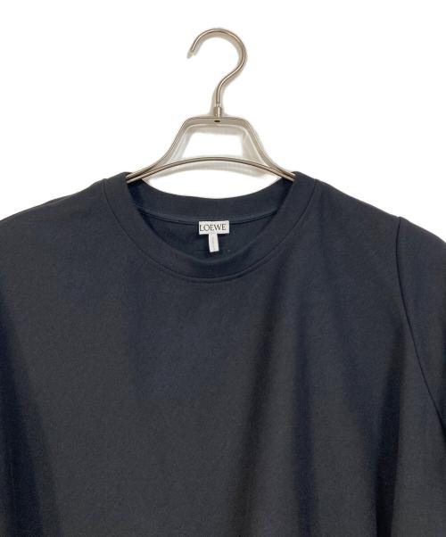 LOEWE（ロエベ）LOEWE (ロエベ) Cropped Draped T-Shirt ブラック サイズ:XSの古着・服飾アイテム