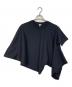 LOEWE（ロエベ）の古着「Cropped Draped T-Shirt」｜ブラック