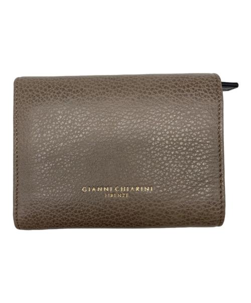 GIANNI CHIARINI（ジャンニ キアリーニ）GIANNI CHIARINI (ジャンニ キアリーニ) 2つ折り財布 ベージュの古着・服飾アイテム