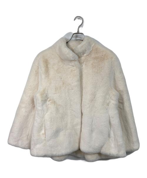 RANDEBOO（ランデブー）RANDEBOO (ランデブー) フェイクファージャケット　アウター ホワイト サイズ:FREE 未使用品の古着・服飾アイテム