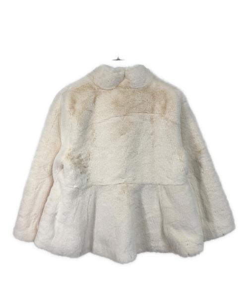 RANDEBOO（ランデブー）RANDEBOO (ランデブー) フェイクファージャケット　アウター ホワイト サイズ:FREE 未使用品の古着・服飾アイテム