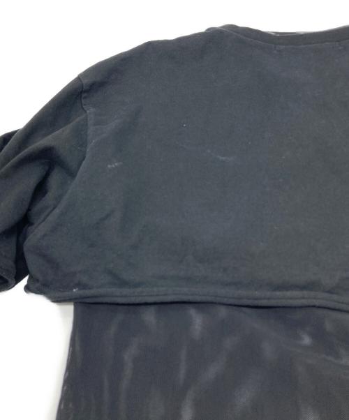 LIMI feu（リミフゥ）LIMI feu (リミフゥ) チュール レイヤードカットソー ブラック サイズ:2の古着・服飾アイテム