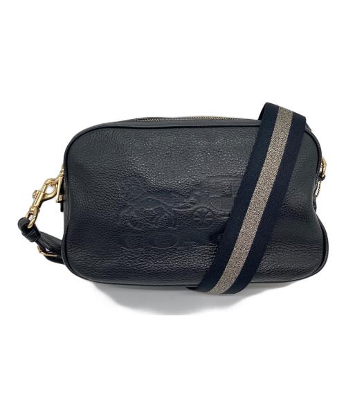 COACH（コーチ）COACH (コーチ) ホースアンドキャリッジショルダーバッグ ブラック サイズ:実寸参照の古着・服飾アイテム
