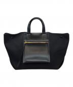 EPORエポール）の古着「D BAG Large レザーバッグ」｜ブラック