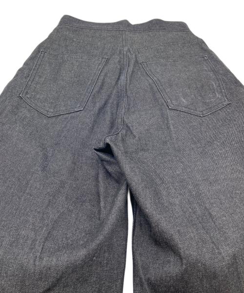 JOHN LAWRENCE SULLIVAN（ジョン ローレンス サリバン）JOHN LAWRENCE SULLIVAN (ジョン ローレンス サリバン) RIGID DENIM WIDE PANTS ワイドデニムパンツ グレー サイズ:XSの古着・服飾アイテム