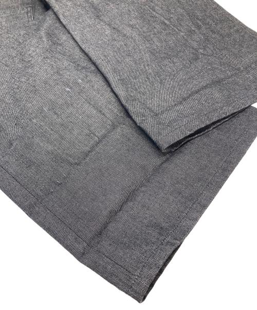 JOHN LAWRENCE SULLIVAN（ジョン ローレンス サリバン）JOHN LAWRENCE SULLIVAN (ジョン ローレンス サリバン) RIGID DENIM WIDE PANTS ワイドデニムパンツ グレー サイズ:XSの古着・服飾アイテム