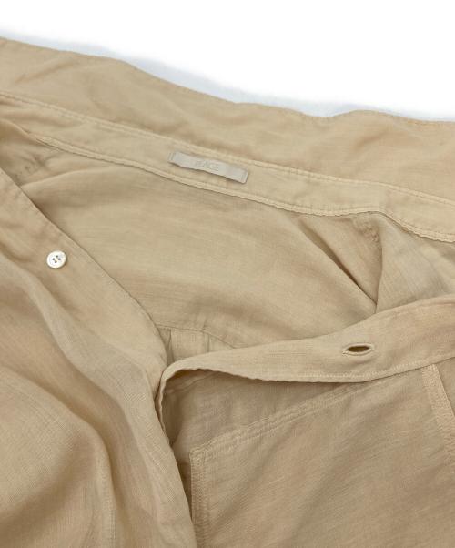 Plage（プラージュ）Plage (プラージュ) RAMIE LYOCELL WIDE シャツ　ラミエリヨセルワイドシャツ　長袖シャツ ベージュ サイズ:実寸参照の古着・服飾アイテム