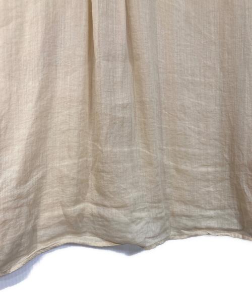 Plage（プラージュ）Plage (プラージュ) RAMIE LYOCELL WIDE シャツ　ラミエリヨセルワイドシャツ　長袖シャツ ベージュ サイズ:実寸参照の古着・服飾アイテム
