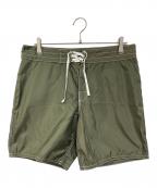 RHC Ron Herman×BIRDWELLアールエイチシー ロンハーマン×バードウェル）の古着「ナイロンハーフパンツ　USA製　カリフォルニア」｜カーキ