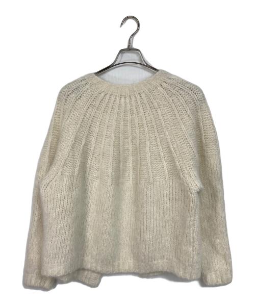 Plage（プラージュ）Plage (プラージュ) アルパカシャギーモヘアカーディガン アイボリー サイズ:Fの古着・服飾アイテム