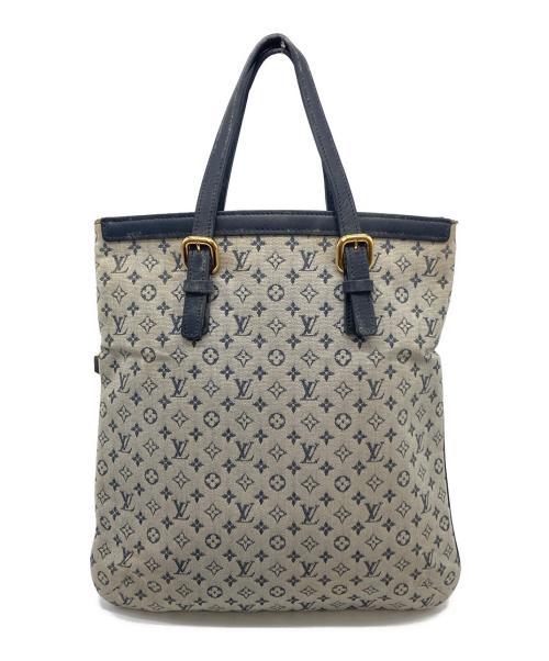 LOUIS VUITTON（ルイ ヴィトン）LOUIS VUITTON (ルイ ヴィトン) ハンドバッグ　モノグラム ネイビー×グレー サイズ:実寸参照の古着・服飾アイテム