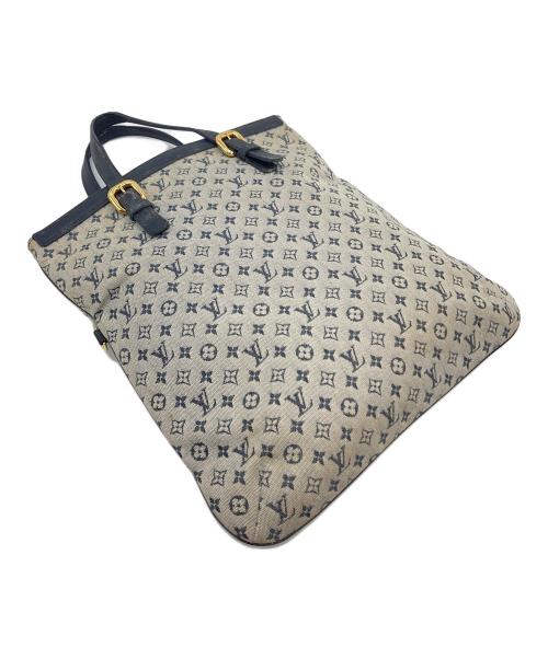 LOUIS VUITTON（ルイ ヴィトン）LOUIS VUITTON (ルイ ヴィトン) ハンドバッグ　モノグラム ネイビー×グレー サイズ:実寸参照の古着・服飾アイテム