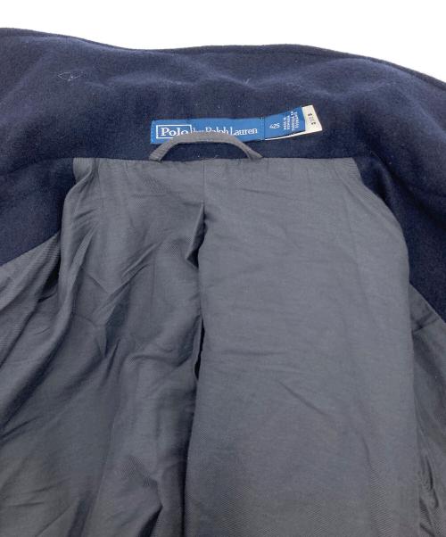 POLO RALPH LAUREN（ポロ・ラルフローレン）POLO RALPH LAUREN (ポロ・ラルフローレン) Pコート ウールコート　アウター ネイビー サイズ:42Sの古着・服飾アイテム