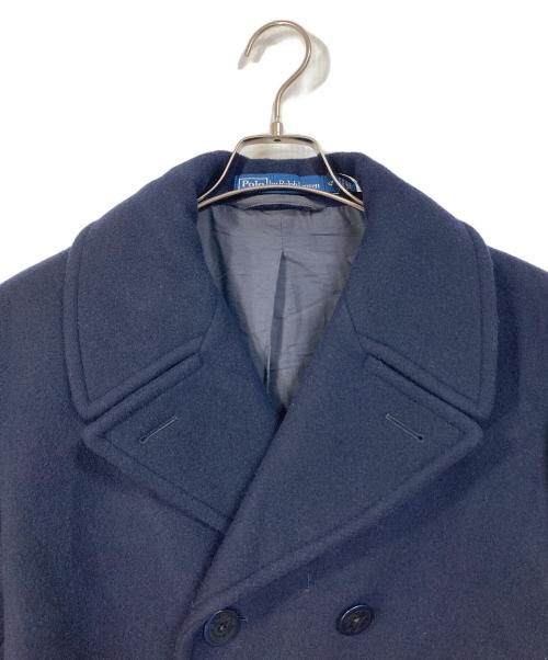 POLO RALPH LAUREN（ポロ・ラルフローレン）POLO RALPH LAUREN (ポロ・ラルフローレン) Pコート ウールコート　アウター ネイビー サイズ:42Sの古着・服飾アイテム
