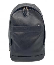COACH（コーチ）の古着「チャールズ スムースレザー スリングパック」｜ブラック