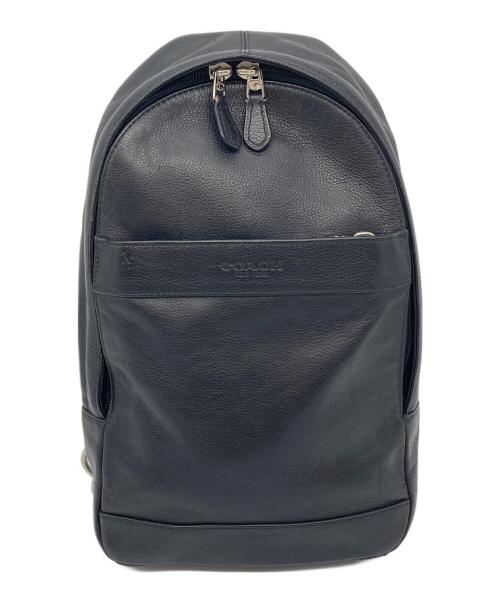 COACH（コーチ）COACH (コーチ) チャールズ スムースレザー スリングパック ブラック サイズ:実寸参照の古着・服飾アイテム