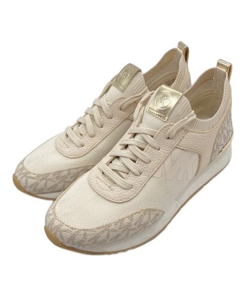 MICHAEL KORS（マイケルコース）MICHAEL KORS (マイケルコース) JENKINS ローカットスニーカー ベージュ サイズ:US6.5の古着・服飾アイテム