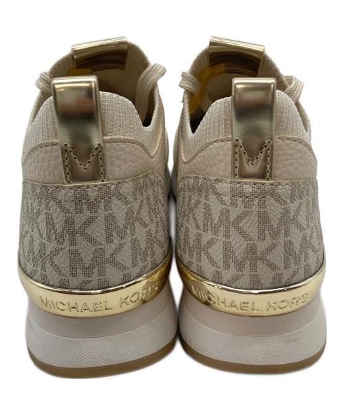 MICHAEL KORS（マイケルコース）MICHAEL KORS (マイケルコース) JENKINS ローカットスニーカー ベージュ サイズ:US6.5の古着・服飾アイテム