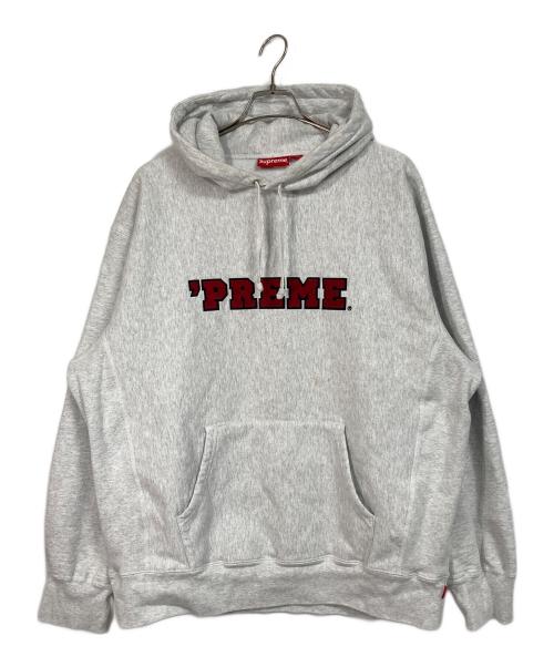 SUPREME（シュプリーム）Supreme (シュプリーム) 22FW Preme Hooded Sweatshirt スウェットパーカー グレー サイズ:XLの古着・服飾アイテム