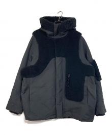 LOUIS VUITTON（ルイ ヴィトン）の古着「Boa Switching Down Coat 20SS」｜ブラック