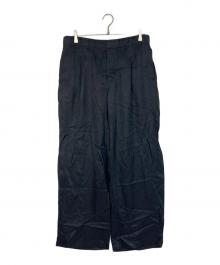OUR LEGACY（アワーレガシー）の古着「LEISURE TROUSER Fresh Black Tarmac Twill」｜ブラック