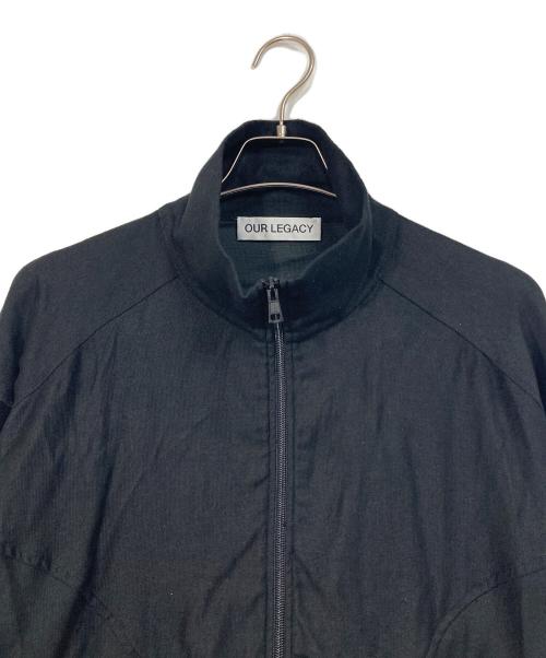 OUR LEGACY（アワーレガシー）OUR LEGACY (アワーレガシー) TRACK JACKET BLACK CANVAS JERSEY ブラック サイズ:48の古着・服飾アイテム