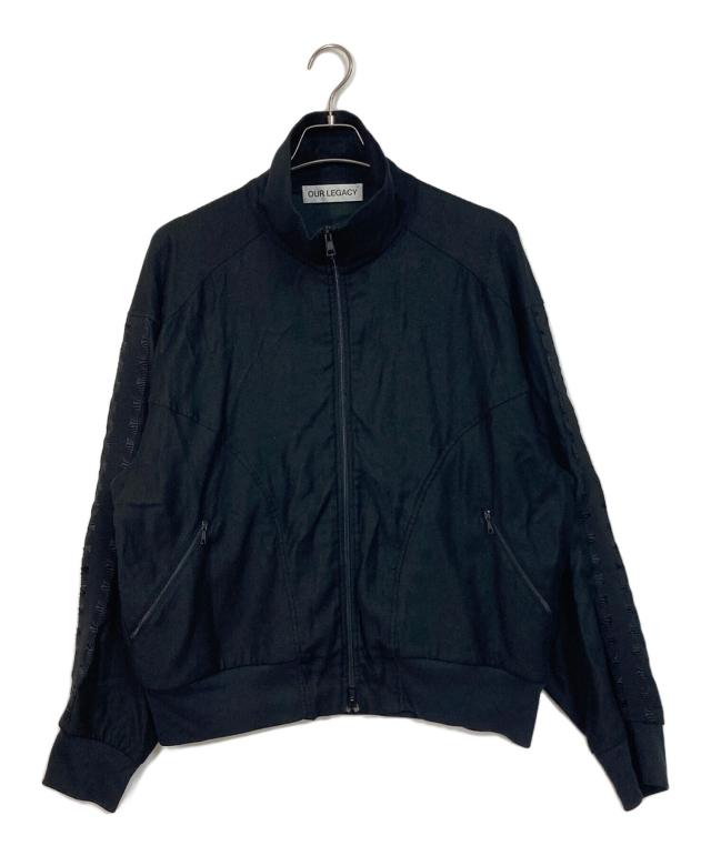 Our Legacy, OUR LEGACY TRACK JACKET BLACK CANVAS JERSEY ブラック