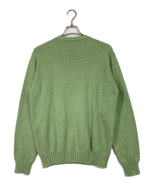 LORO PIANA（ロロピアーナ）LORO PIANA (ロロピアーナ) コットンVネックニット 黄緑 サイズ:46の古着・服飾アイテム