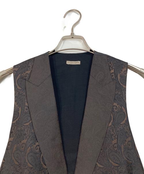 BOTTEGA VENETA（ボッテガベネタ）BOTTEGA VENETA (ボッテガベネタ) ペイズリー柄ベスト ブラウン サイズ:48の古着・服飾アイテム