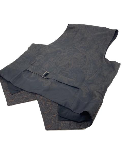 BOTTEGA VENETA（ボッテガベネタ）BOTTEGA VENETA (ボッテガベネタ) ペイズリー柄ベスト ブラウン サイズ:48の古着・服飾アイテム