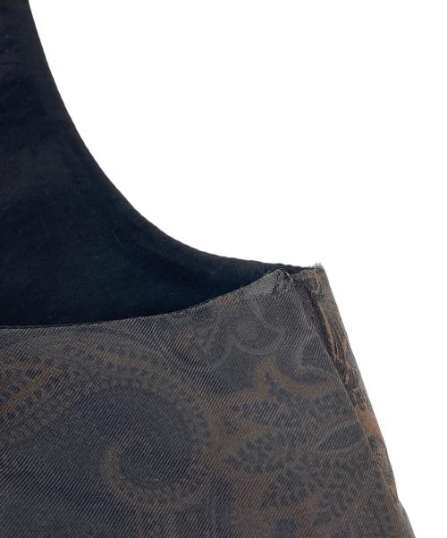 BOTTEGA VENETA（ボッテガベネタ）BOTTEGA VENETA (ボッテガベネタ) ペイズリー柄ベスト ブラウン サイズ:48の古着・服飾アイテム